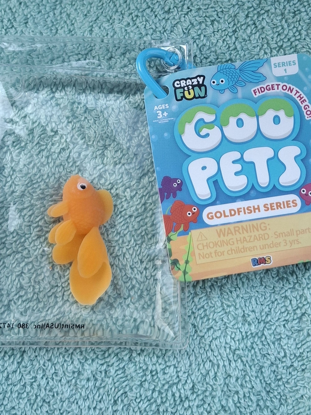 Goo Pets Goldfish Series - Orange Goldfish Fidget Toy